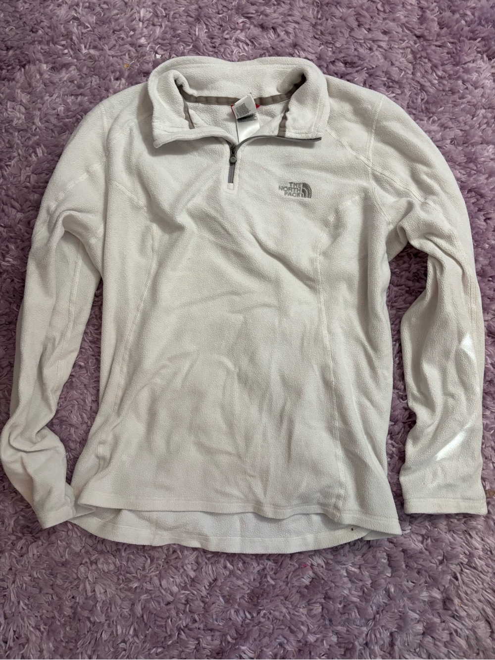 The North Face Women's Ivory Quarter-Zip Fleece Pullover